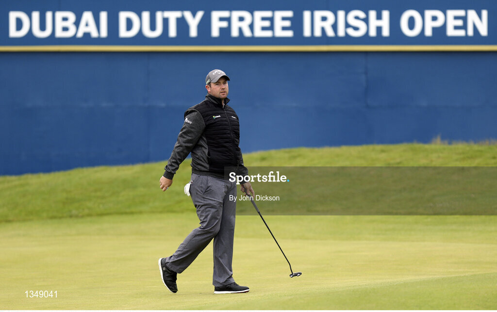 9 July 2017; Duncan Stewart of Scotland on the 18th during Day 4 of the Dubai Duty Free Irish Open Golf Championship at Portstewart Golf Club in Portstewart, Co Derry. Photo by John Dickson/Sportsfile