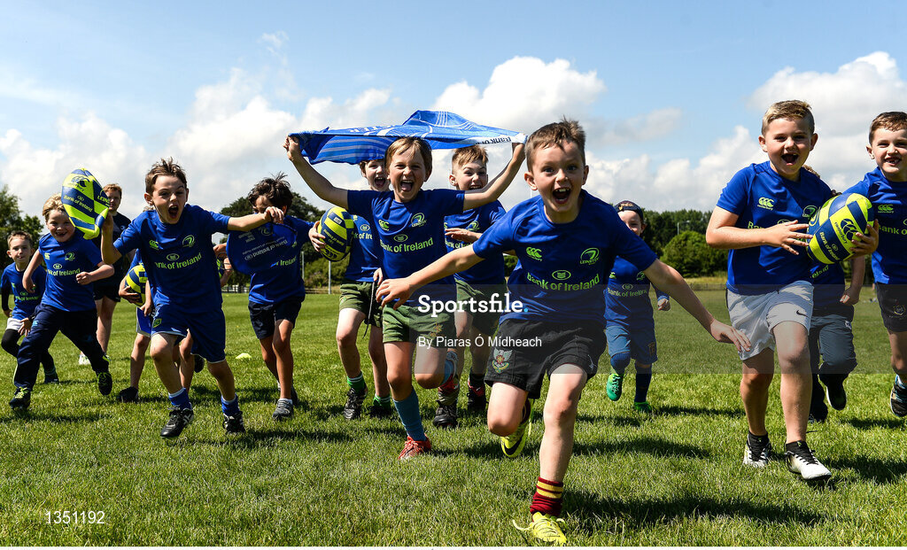 12 July 2017; Participants during the Bank of Ireland Leinster Rugby Summer Camp at Greystones RFC in Greystones, Co Wicklow. Photo by Piaras Ó Mídheach/Sportsfile