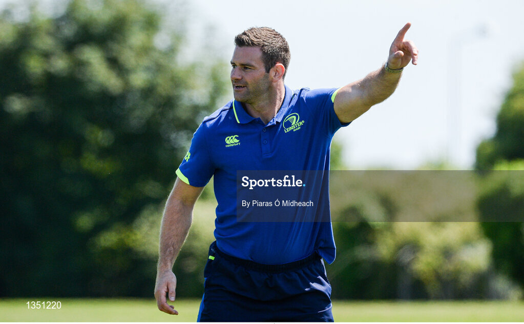 12 July 2017; Leinster player Fergus McFadden during the Bank of Ireland Leinster Rugby Summer Camp at Greystones RFC in Greystones, Co Wicklow. Photo by Piaras Ó Mídheach/Sportsfile