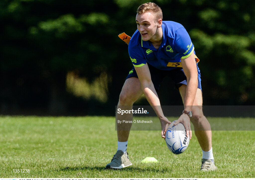 12 July 2017; Leinster player Nick McCarthy during the Bank of Ireland Leinster Rugby Summer Camp at Greystones RFC in Greystones, Co Wicklow. Photo by Piaras Ó Mídheach/Sportsfile