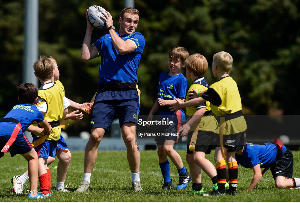 12 July 2017; Leinster player Nick McCarthy during the Bank of Ireland Leinster Rugby Summer Camp at Greystones RFC in Greystones, Co Wicklow. Photo by Piaras Ó Mídheach/Sportsfile