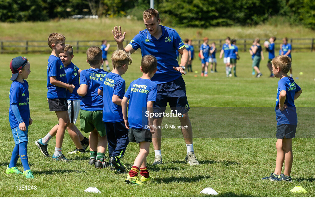 12 July 2017; Leinster player Nick McCarthy during the Bank of Ireland Leinster Rugby Summer Camp at Greystones RFC in Greystones, Co Wicklow. Photo by Piaras Ó Mídheach/Sportsfile