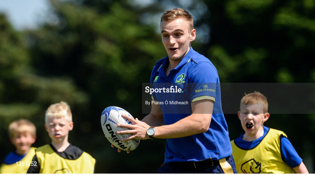 12 July 2017; Leinster player Nick McCarthy during the Bank of Ireland Leinster Rugby Summer Camp at Greystones RFC in Greystones, Co Wicklow. Photo by Piaras Ó Mídheach/Sportsfile