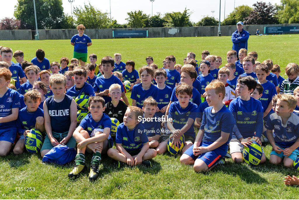 12 July 2017; Participants during the Bank of Ireland Leinster Rugby Summer Camp at Greystones RFC in Greystones, Co Wicklow. Photo by Piaras Ó Mídheach/Sportsfile