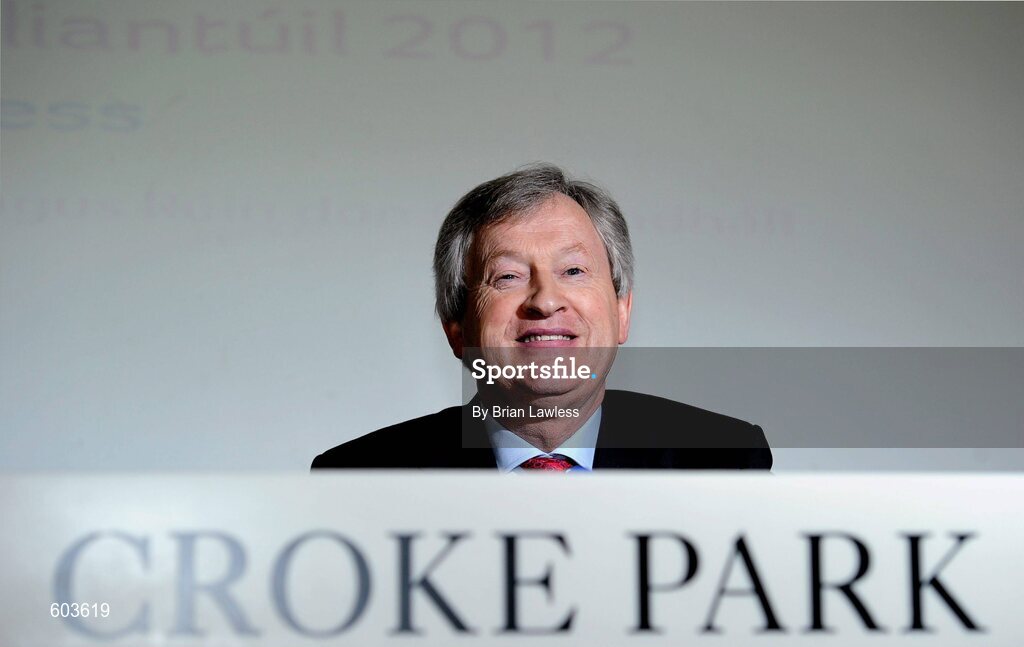 14 March 2012; Ard Stiúrthóir Páraic Duffy in attendance at the launch the Report of the Ard Stiúrthóir of the GAA 2011, Croke Park, Dublin. Picture credit: Brian Lawless / SPORTSFILE