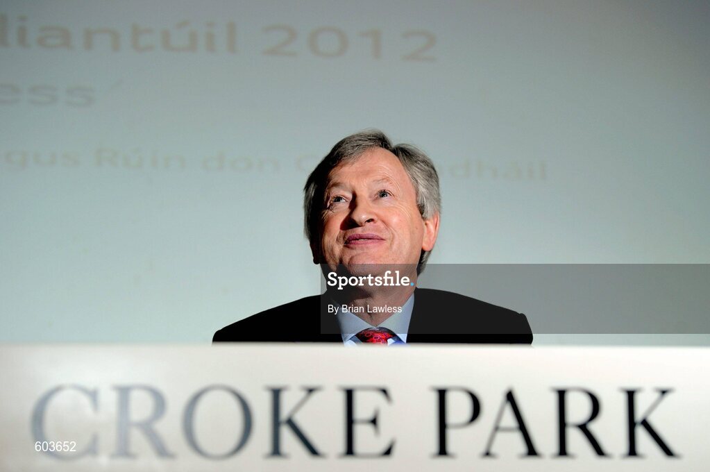 14 March 2012; Ard Stiúrthóir Páraic Duffy in attendance at the launch the Report of the Ard Stiúrthóir of the GAA 2011, Croke Park, Dublin. Picture credit: Brian Lawless / SPORTSFILE