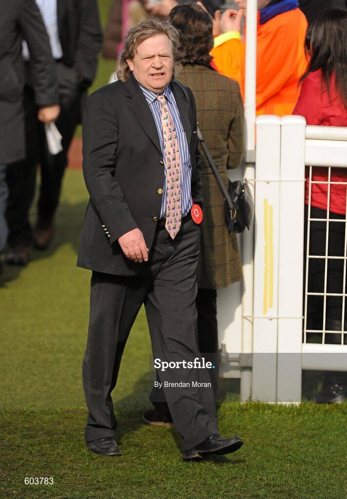 14 March 2012; Trainer Mouse Morris in attendance at Ladies Day during the Cheltenham Racing Festival. Prestbury Park, Cheltenham, England. Picture credit: Brendan Moran / SPORTSFILE
