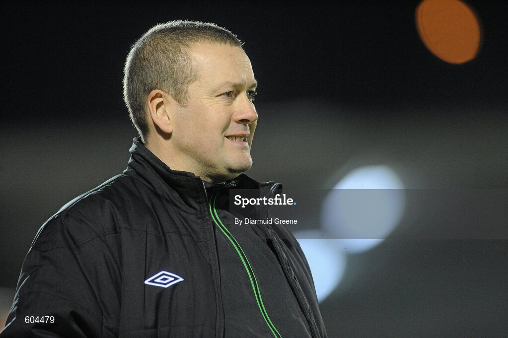 16 March 2012; Cork City manager Tommy Dunne. Airtricity League Premier Division, Cork City v Shamrock Rovers, Turner's Cross, Cork. Picture credit: Diarmuid Greene / SPORTSFILE