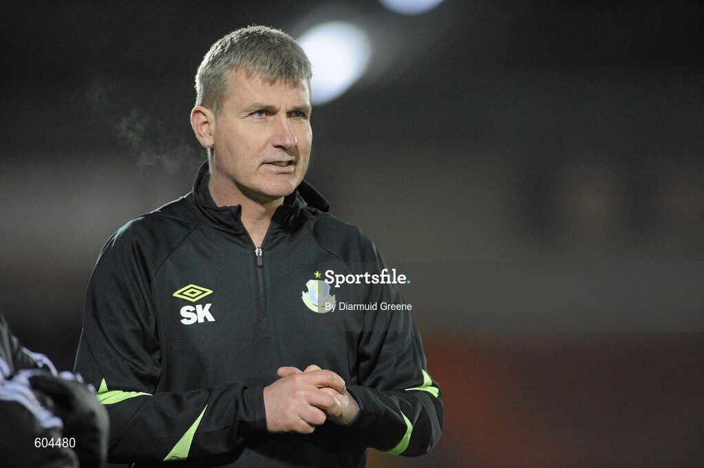 16 March 2012; Shamrock Rovers manager Stephen Kenny. Airtricity League Premier Division, Cork City v Shamrock Rovers, Turner's Cross, Cork. Picture credit: Diarmuid Greene / SPORTSFILE