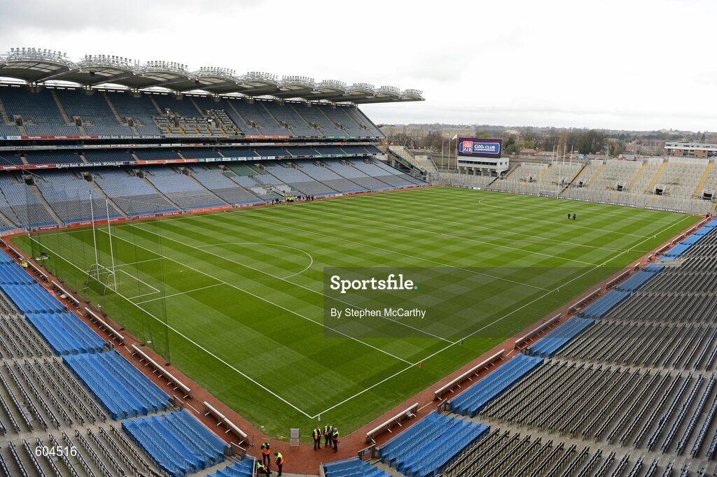 17 March 2012; A general view of Croke Park ahead of the game. AIB GAA Hurling All-Ireland Senior Club Championship Final, Coolderry, Offaly, v Loughgiel Shamrocks, Antrim. Croke Park, Dublin. Picture credit: Stephen McCarthy / SPORTSFILE
