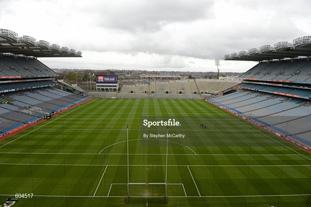 17 March 2012; A general view of Croke Park ahead of the game. AIB GAA Hurling All-Ireland Senior Club Championship Final, Coolderry, Offaly, v Loughgiel Shamrocks, Antrim. Croke Park, Dublin. Picture credit: Stephen McCarthy / SPORTSFILE