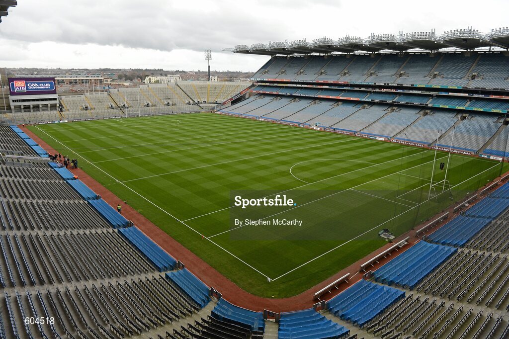 17 March 2012; A general view of Croke Park ahead of the game. AIB GAA Hurling All-Ireland Senior Club Championship Final, Coolderry, Offaly, v Loughgiel Shamrocks, Antrim. Croke Park, Dublin. Picture credit: Stephen McCarthy / SPORTSFILE