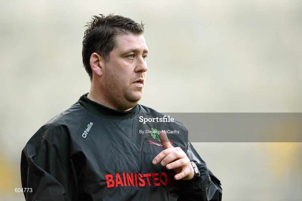 17 March 2012; Loughgiel Shamrocks manager PJ O'Mullan. AIB GAA Hurling All-Ireland Senior Club Championship Final, Coolderry, Offaly, v Loughgiel Shamrocks, Antrim. Croke Park, Dublin. Picture credit: Stephen McCarthy / SPORTSFILE