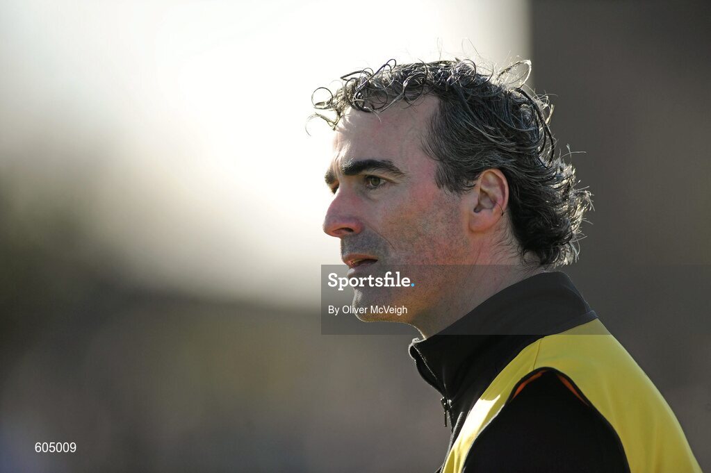 18 March 2012; Donegal manager Jim McGuinness. Allianz Football League, Division 1, Round 5, Donegal v Mayo, Fr. Tierney Park, Ballyshannon, Donegal. Picture credit: Oliver McVeigh / SPORTSFILE