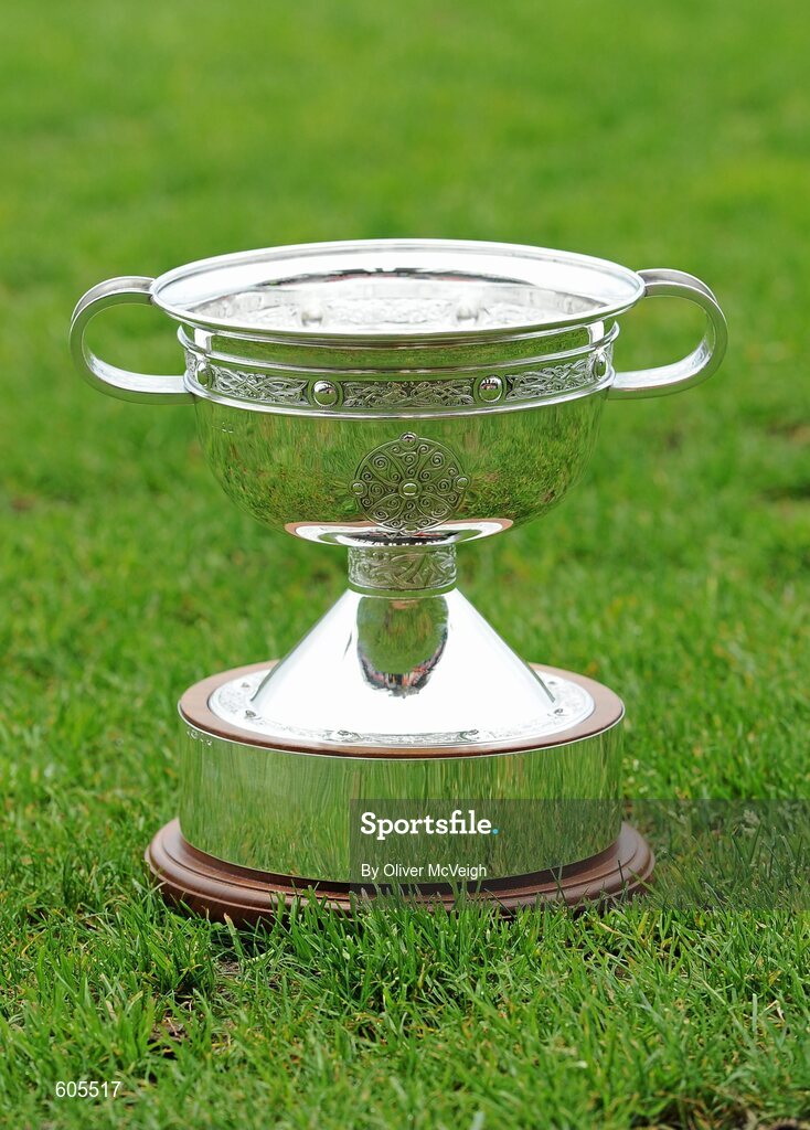 19 March 2012; General view of MacLarnon Cup. MacLarnon Cup Final, St. Columb’s, Derry v St. Paul’s, Bessbrook, Morgan Athletic Grounds, Armagh. Picture credit: Oliver McVeigh / SPORTSFILE