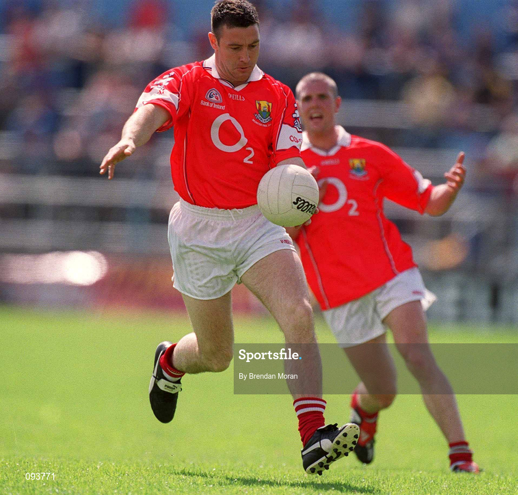 14 July 2002; Joe Kavanagh of Cork during the Bank of Ireland Munster Senior Football Championship Final match between Cork and Tipperary at Semple Stadium in Thurles, Tipperary. Photo by Brendan Moran/Sportsfile