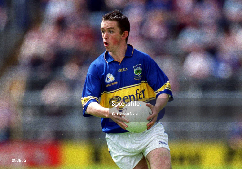 14 July 2002; Damien O'Brien of Tipperary during the Bank of Ireland Munster Senior Football Championship Final match between Cork and Tipperary at Semple Stadium in Thurles, Tipperary. Photo by Brendan Moran/Sportsfile