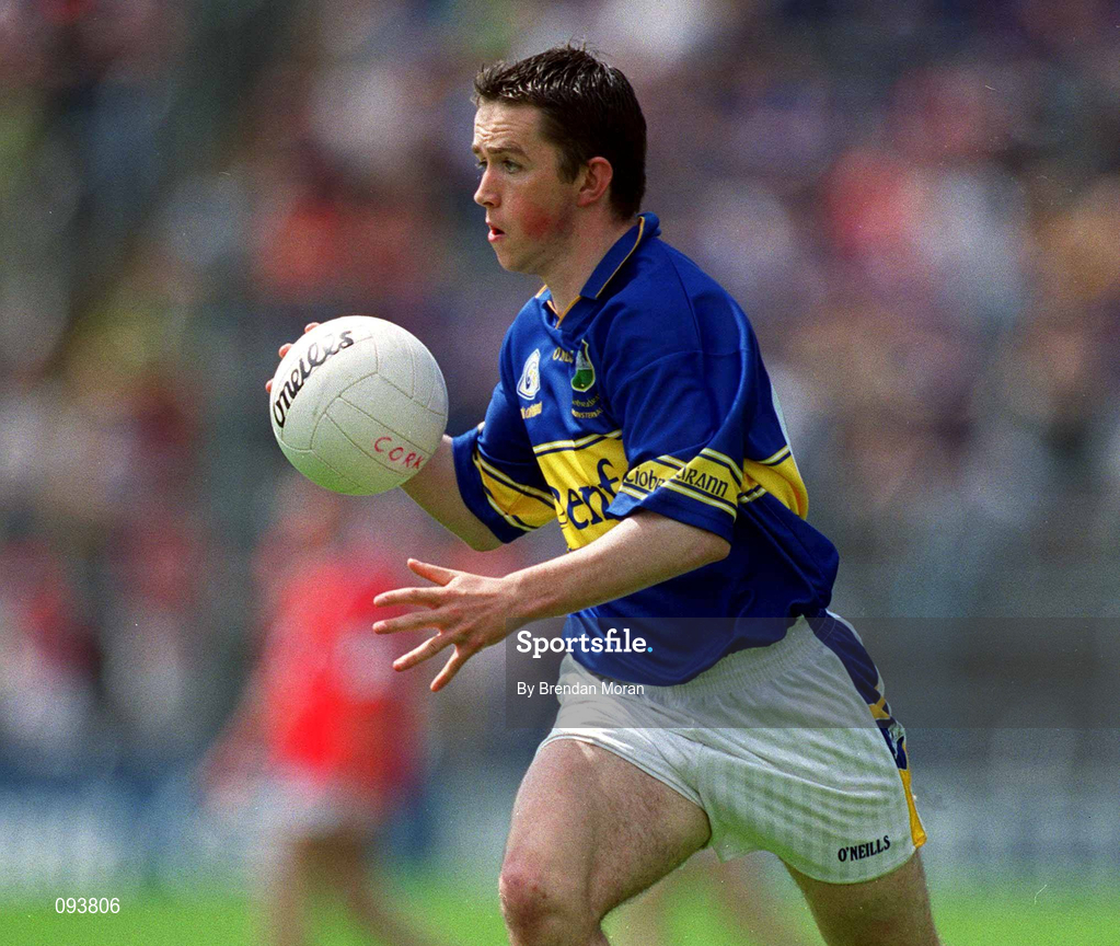 14 July 2002; Damien O'Brien of Tipperary during the Bank of Ireland Munster Senior Football Championship Final match between Cork and Tipperary at Semple Stadium in Thurles, Tipperary. Photo by Brendan Moran/Sportsfile