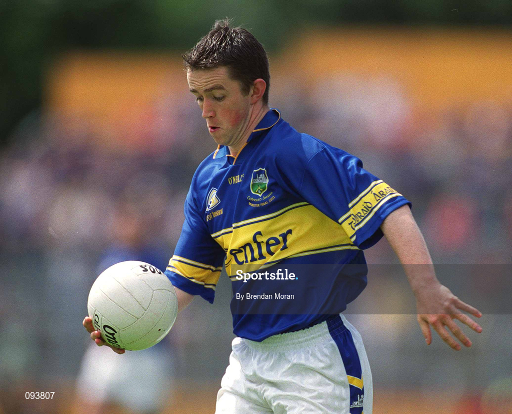 14 July 2002; Damien O'Brien of Tipperary during the Bank of Ireland Munster Senior Football Championship Final match between Cork and Tipperary at Semple Stadium in Thurles, Tipperary. Photo by Brendan Moran/Sportsfile