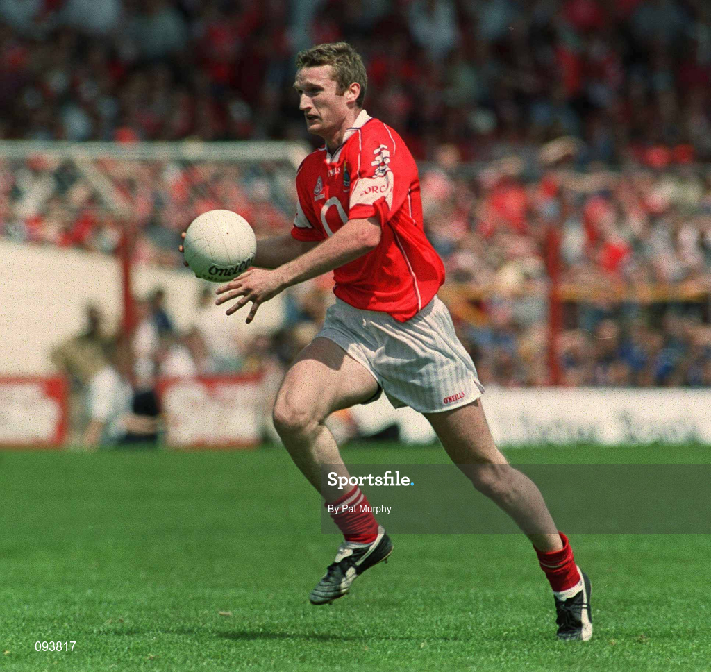 14 July 2002; Nicholas Murphy of Cork during the Bank of Ireland Munster Senior Football Championship Final match between Cork and Tipperary at Semple Stadium in Thurles, Tipperary. Photo by Pat Murphy/Sportsfile