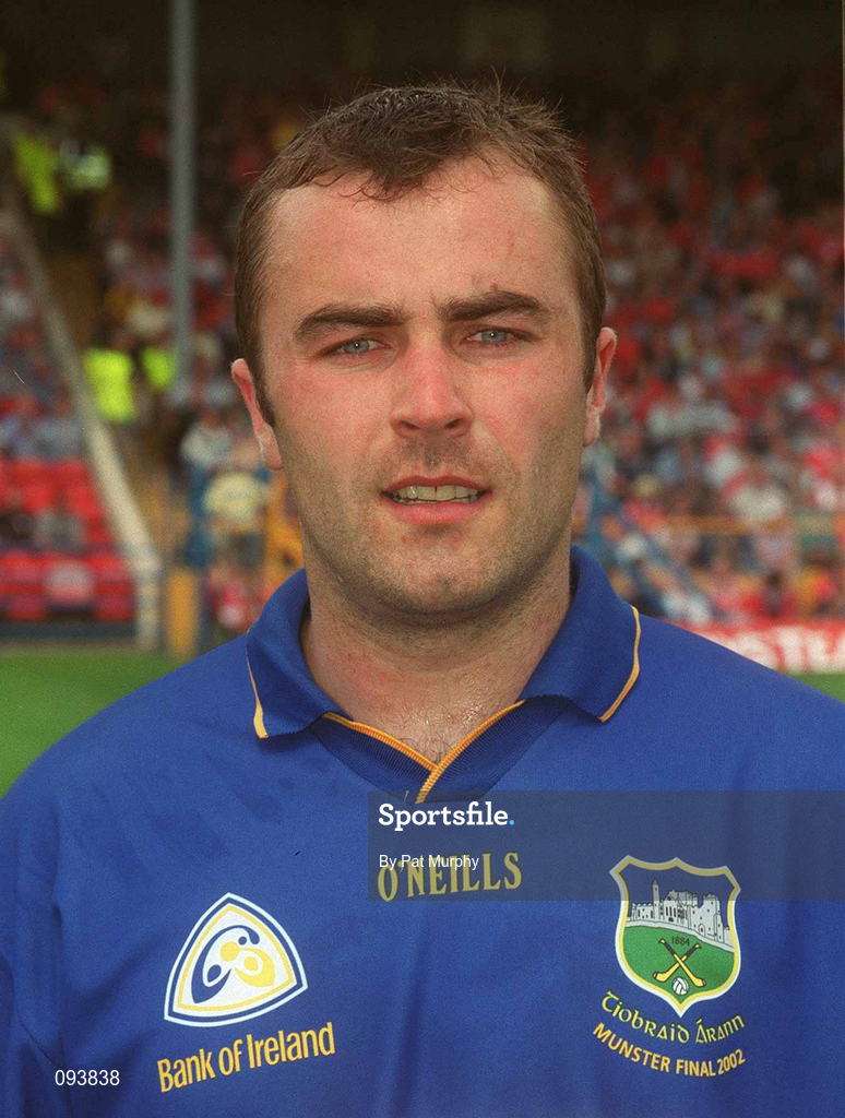 14 July 2002; Damien Byrne of Tipperary prior to the Bank of Ireland Munster Senior Football Championship Final match between Cork and Tipperary at Semple Stadium in Thurles, Tipperary. Photo by Pat Murphy/Sportsfile