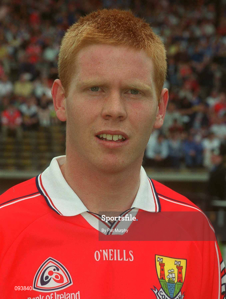 14 July 2002; Sean Levis of Cork prior to the Bank of Ireland Munster Senior Football Championship Final match between Cork and Tipperary at Semple Stadium in Thurles, Tipperary. Photo by Pat Murphy/Sportsfile