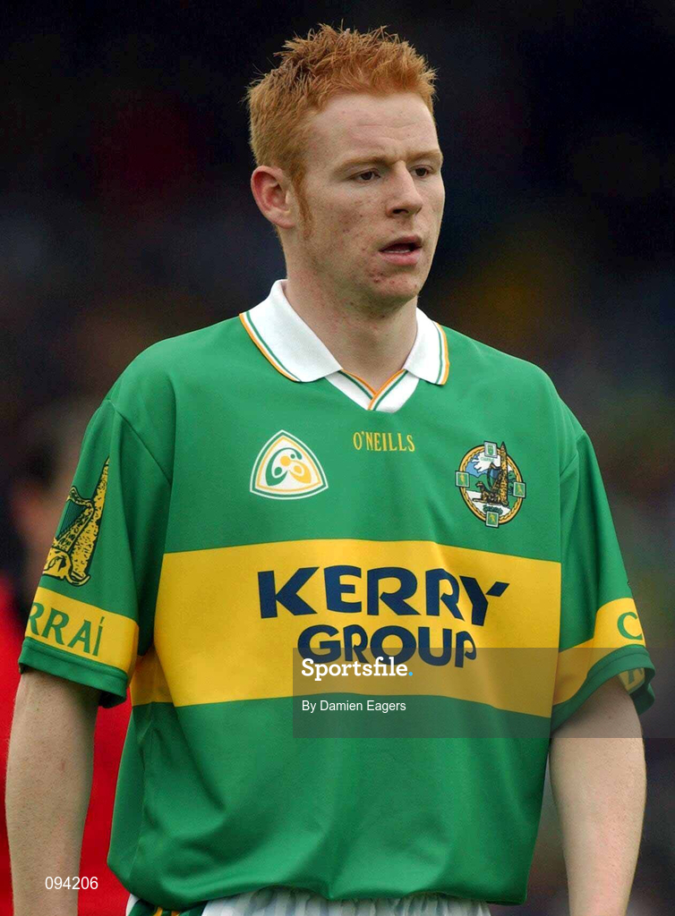 6 July 2002; Séamus Scanlon of Kerry during the All-Ireland Senior Football Championship Qualifier Round 3 match between Kerry and Fermanagh at O'Moore Park in Portlaoise, Laois. Photo by Damien Eagers/Sportsfile