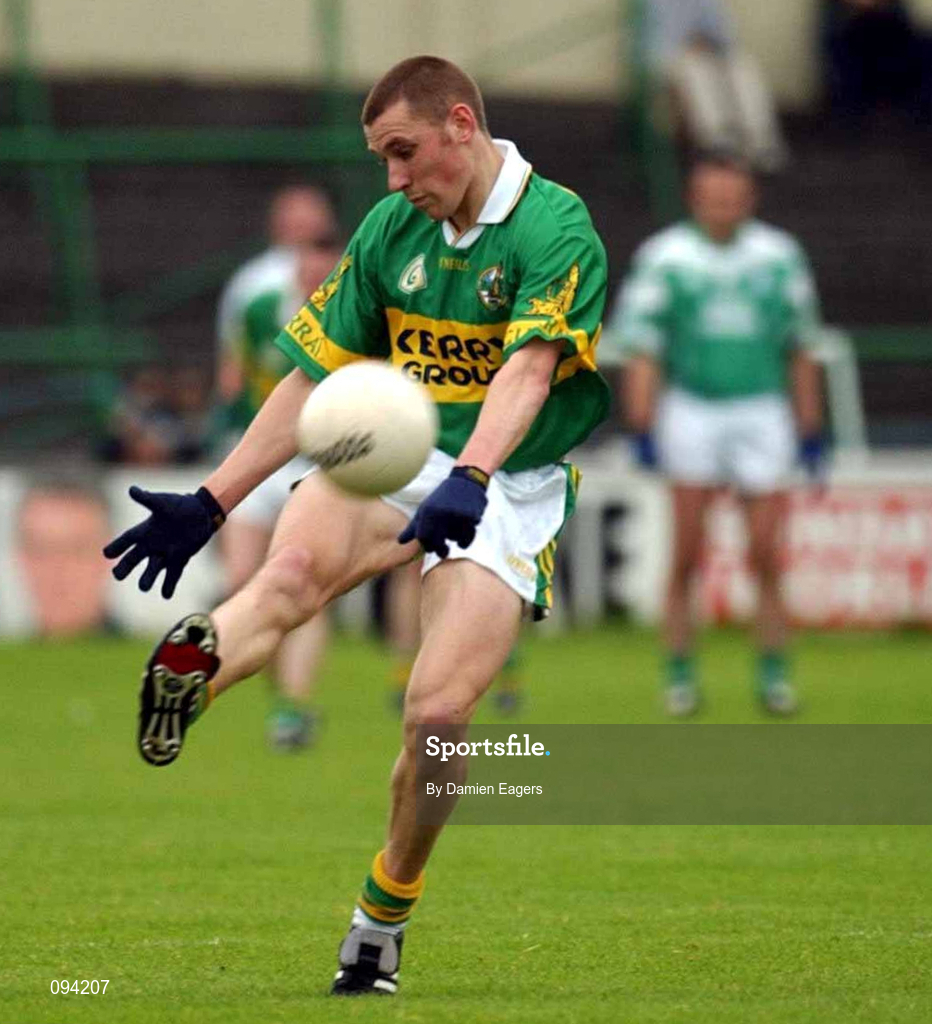 7 July 2002; Seán O'Sullivan of Kerry during the All-Ireland Senior Football Championship Qualifier Round 3 match between Kerry and Fermanagh at O'Moore Park in Portlaoise, Laois. Photo by Damien Eagers/Sportsfile