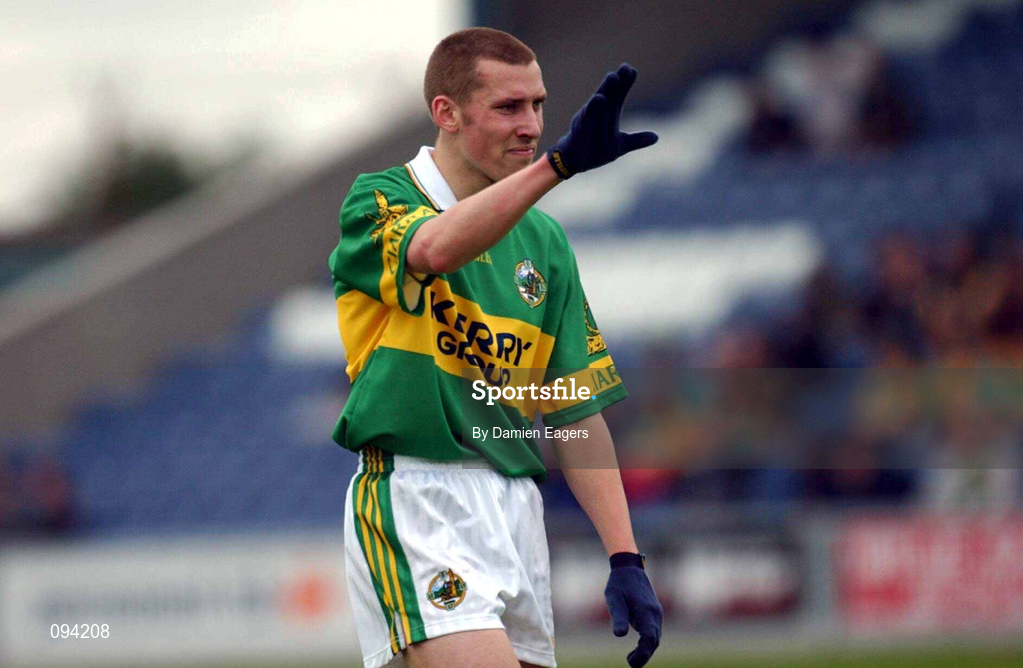 6 July 2002; Seán O'Sullivan of Kerry during the All-Ireland Senior Football Championship Qualifier Round 3 match between Kerry and Fermanagh at O'Moore Park in Portlaoise, Laois. Photo by Damien Eagers/Sportsfile