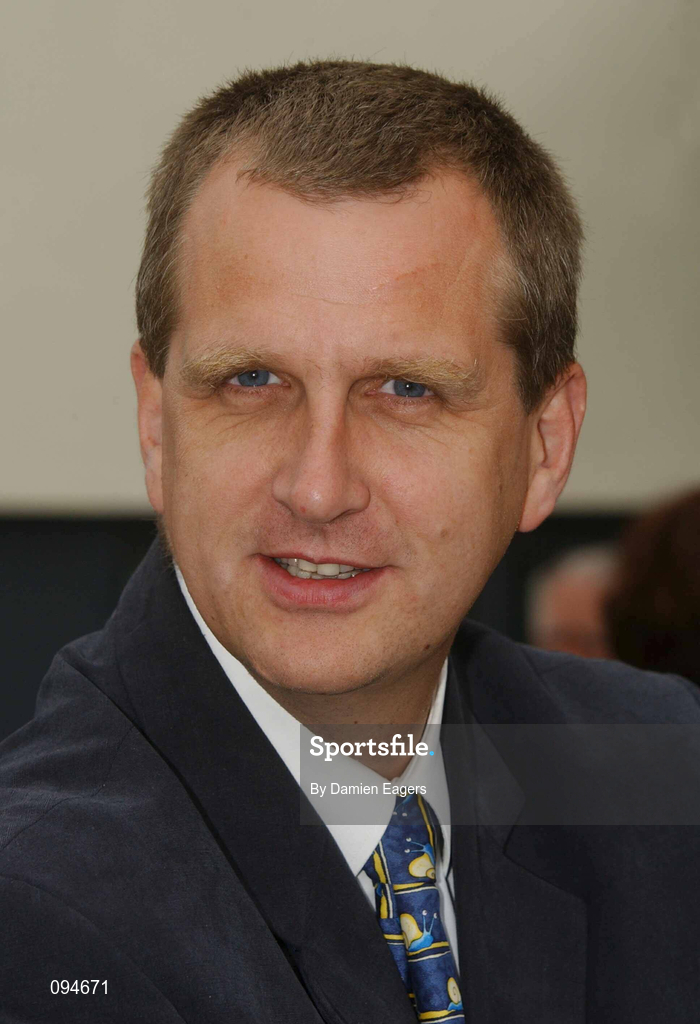 24 July 2002; Declan Conroy, Director of Conroy / O'Rourke at the FAI/DCU Diploma Programme presentation ceremony. Photo by Damien Eagers/Sportsfile