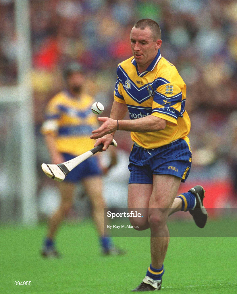 28 July 2002; Colin Lynch of Clare during the Guinness All-Ireland Senior Hurling Championship Quarter-Final match between Clare and Galway at Croke Park. Photo by Ray McManus/Sportsfile
