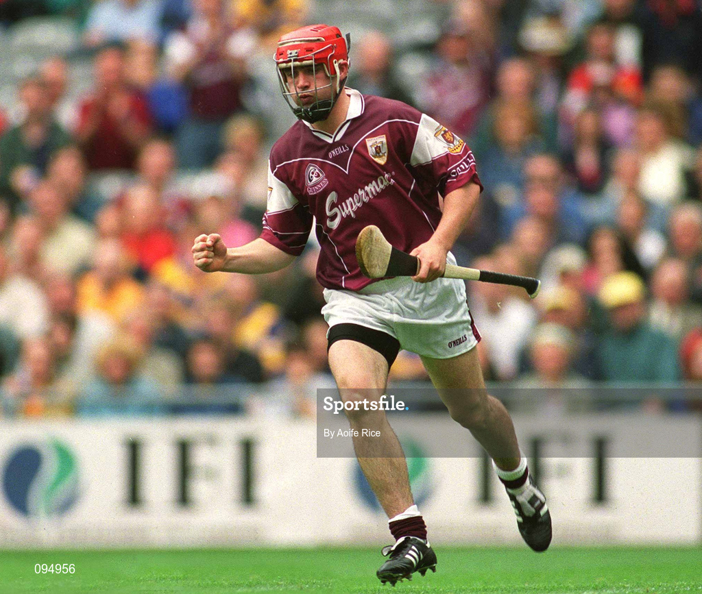 28 July 2002; Alan Kerins of Galway during the Guinness All-Ireland Senior Hurling Championship Quarter-Final match between Clare and Galway at Croke Park. Photo by Ray McManus/Sportsfile