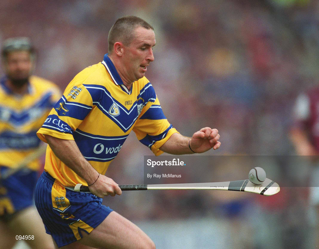 28 July 2002; Colin Lynch of Clare during the Guinness All-Ireland Senior Hurling Championship Quarter-Final match between Clare and Galway at Croke Park. Photo by Ray McManus/Sportsfile