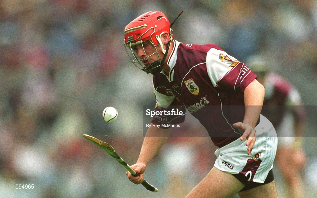 28 July 2002; Alan Kerins of Galway during the Guinness All-Ireland Senior Hurling Championship Quarter-Final match between Clare and Galway at Croke Park. Photo by Ray McManus/Sportsfile