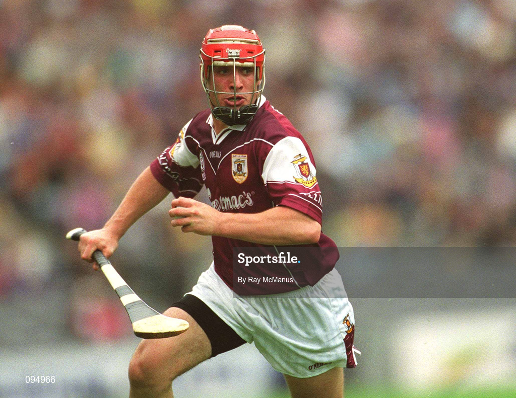28 July 2002; Alan Kerins of Galway during the Guinness All-Ireland Senior Hurling Championship Quarter-Final match between Clare and Galway at Croke Park. Photo by Ray McManus/Sportsfile