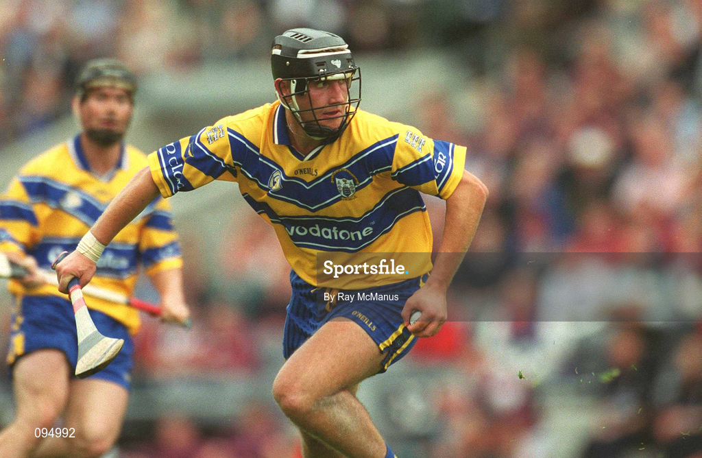 28 July 2002; Tony Carmody of Clare during the Guinness All-Ireland Senior Hurling Championship Quarter-Final match between Clare and Galway at Croke Park. Photo by Ray McManus/Sportsfile