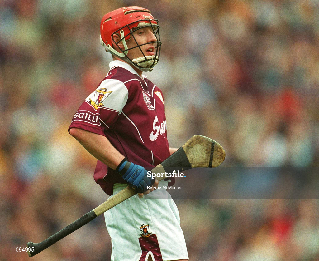 28 July 2002; Ollie Canning of Galway during the Guinness All-Ireland Senior Hurling Championship Quarter-Final match between Clare and Galway at Croke Park. Photo by Ray McManus/Sportsfile