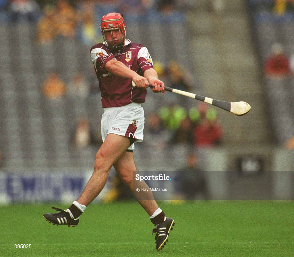 28 July 2002; Alan Kerins of Galway during the Guinness All-Ireland Senior Hurling Championship Quarter-Final match between Clare and Galway at Croke Park. Photo by Ray McManus/Sportsfile