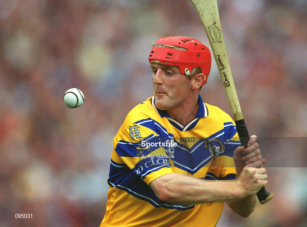 28 July 2002; Brian Lohan of Clare during the Guinness All-Ireland Senior Hurling Championship Quarter-Final match between Clare and Galway at Croke Park. Photo by Ray McManus/Sportsfile