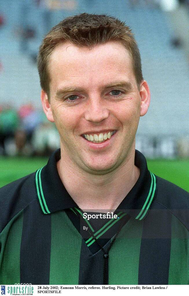 28 July 2002; Eamonn Morris, referee. Hurling. Picture credit; Brian Lawless / SPORTSFILE