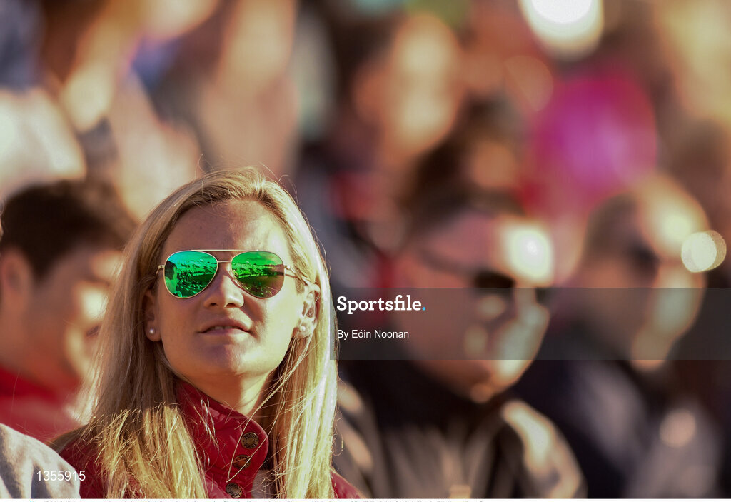 19 July 2017; A supporter watches on during the Cork County Premier Intermediate Championship match between Blarney and Valley Rovers at Páirc Ui Chaoimh in Co. Cork. Photo by Eóin Noonan/Sportsfile