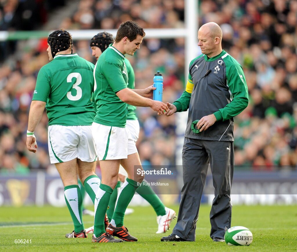 25 February 2012; Jonathan Sexton, Ireland. RBS Six Nations Rugby Championship, Ireland v Italy, Aviva Stadium, Lansdowne Road, Dublin. Picture credit: Ray McManus / SPORTSFILE