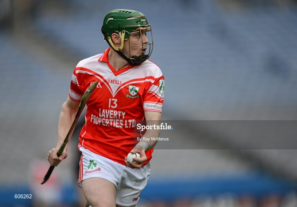 17 March 2012; Brendan McCarry, Loughgiel Shamrocks. AIB GAA Hurling All-Ireland Senior Club Championship Final, Coolderry, Offaly, v Loughgiel Shamrocks, Antrim, Croke Park, Dublin. Picture credit: Ray McManus / SPORTSFILE