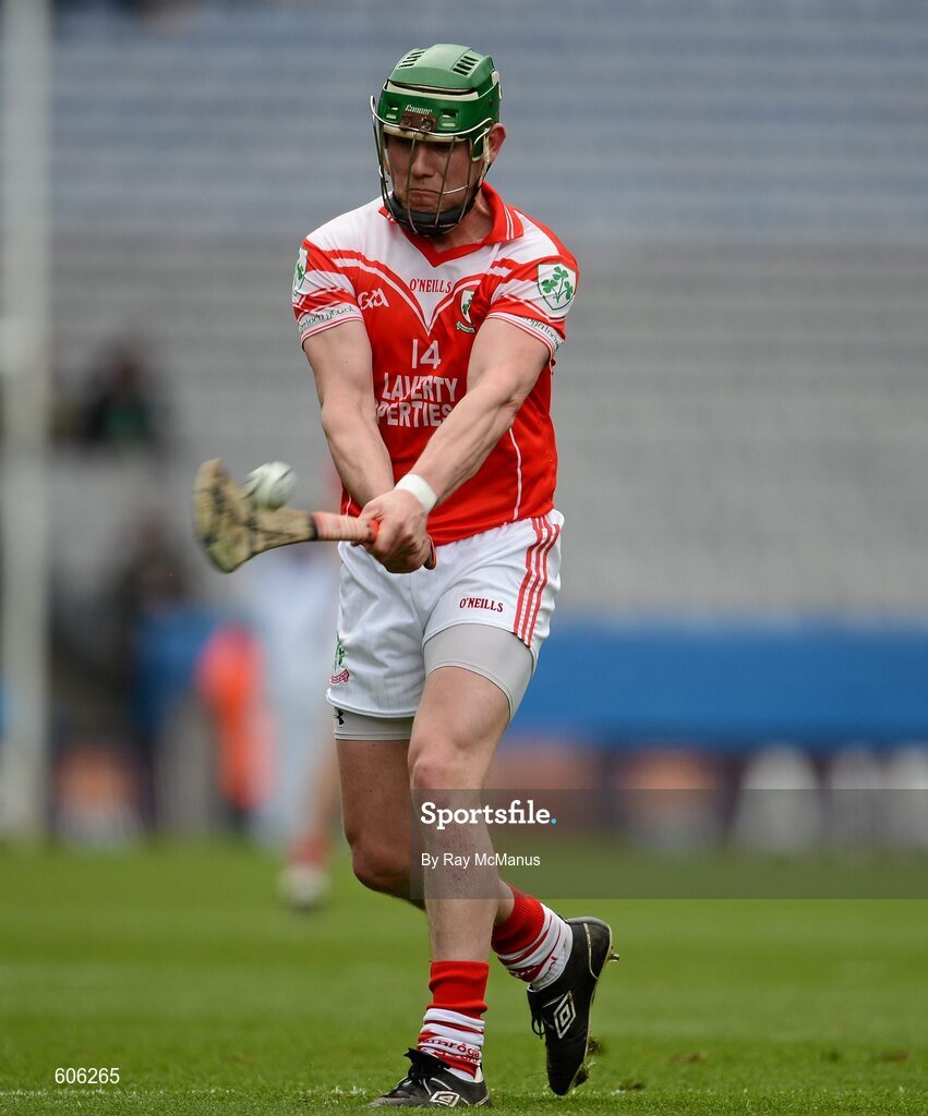 17 March 2012; Joseph Scullion, Loughgiel Shamrocks. AIB GAA Hurling All-Ireland Senior Club Championship Final, Coolderry, Offaly, v Loughgiel Shamrocks, Antrim, Croke Park, Dublin. Picture credit: Ray McManus / SPORTSFILE