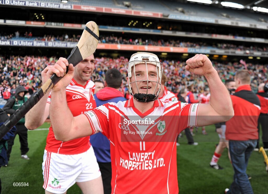 17 March 2012; Declan Laverty, Loughgiel Shamrocks. AIB GAA Hurling All-Ireland Senior Club Championship Final, Coolderry, Offaly, v Loughgiel Shamrocks, Antrim, Croke Park, Dublin. Picture credit: Ray McManus / SPORTSFILE