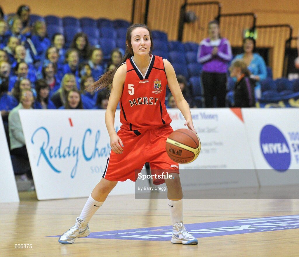 22 March 2012; Lynn Ryan, Mercy Coolock, Dublin. U16B Girls - All-Ireland Schools League Finals 2012, Mercy Coolock, Dublin v Christ the King, Cork, National Basketball Arena, Tallaght, Dublin. Picture credit: Barry Cregg / SPORTSFILE