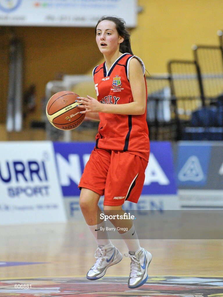 22 March 2012; Lynn Ryan, Mercy Coolock, Dublin. U16B Girls - All-Ireland Schools League Finals 2012, Mercy Coolock, Dublin v Christ the King, Cork, National Basketball Arena, Tallaght, Dublin. Picture credit: Barry Cregg / SPORTSFILE