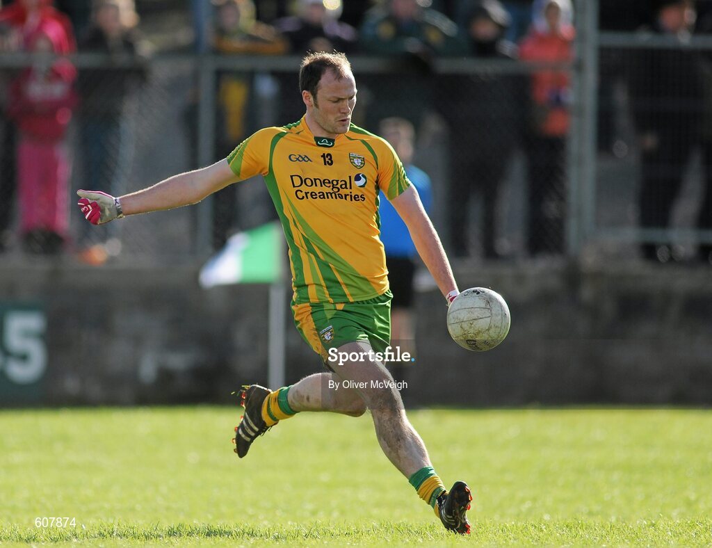 18 March 2012; Colm McFadden, Donegal. Allianz Football League, Division 1, Round 5, Donegal v Mayo, Fr. Tierney Park, Ballyshannon, Donegal. Picture credit: Oliver McVeigh / SPORTSFILE