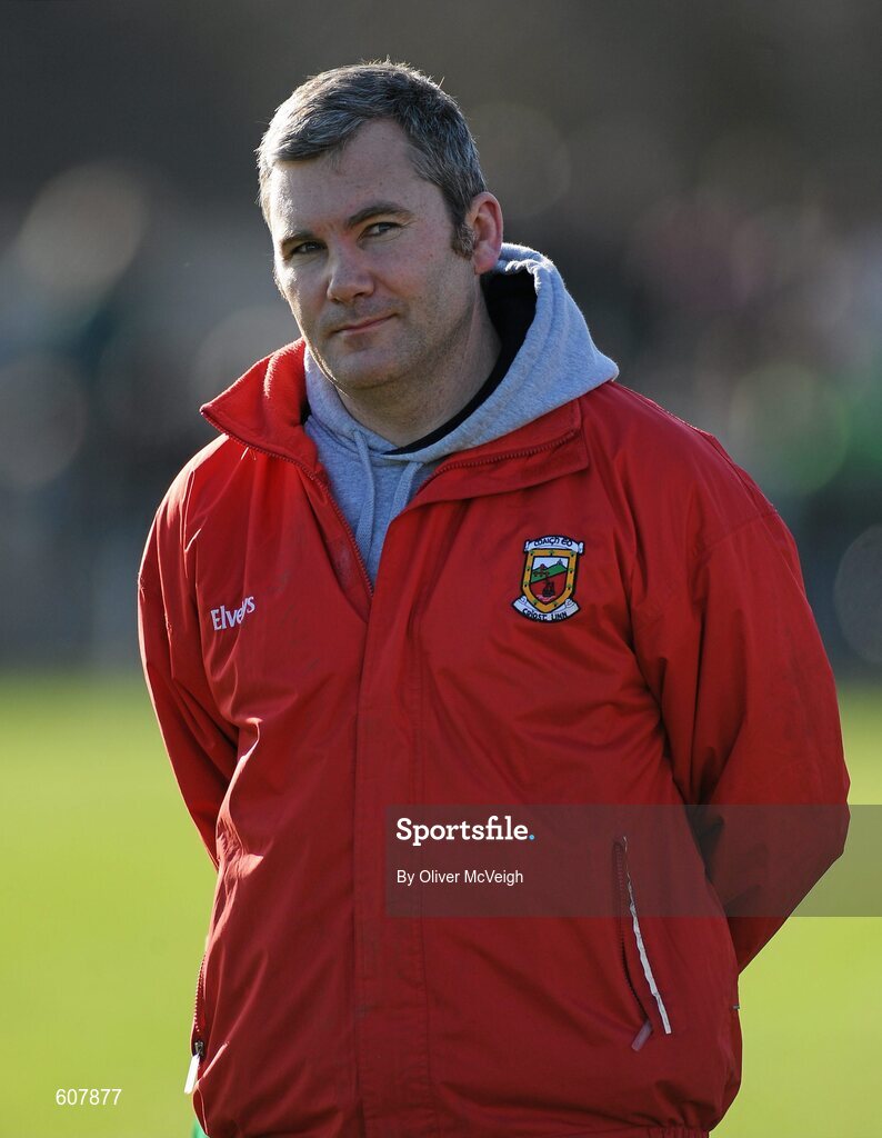18 March 2012; James Horan, Mayo manager. Allianz Football League, Division 1, Round 5, Donegal v Mayo, Fr. Tierney Park, Ballyshannon, Donegal. Picture credit: Oliver McVeigh / SPORTSFILE