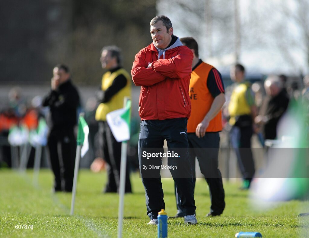 18 March 2012; James Horan, Mayo manager. Allianz Football League, Division 1, Round 5, Donegal v Mayo, Fr. Tierney Park, Ballyshannon, Donegal. Picture credit: Oliver McVeigh / SPORTSFILE